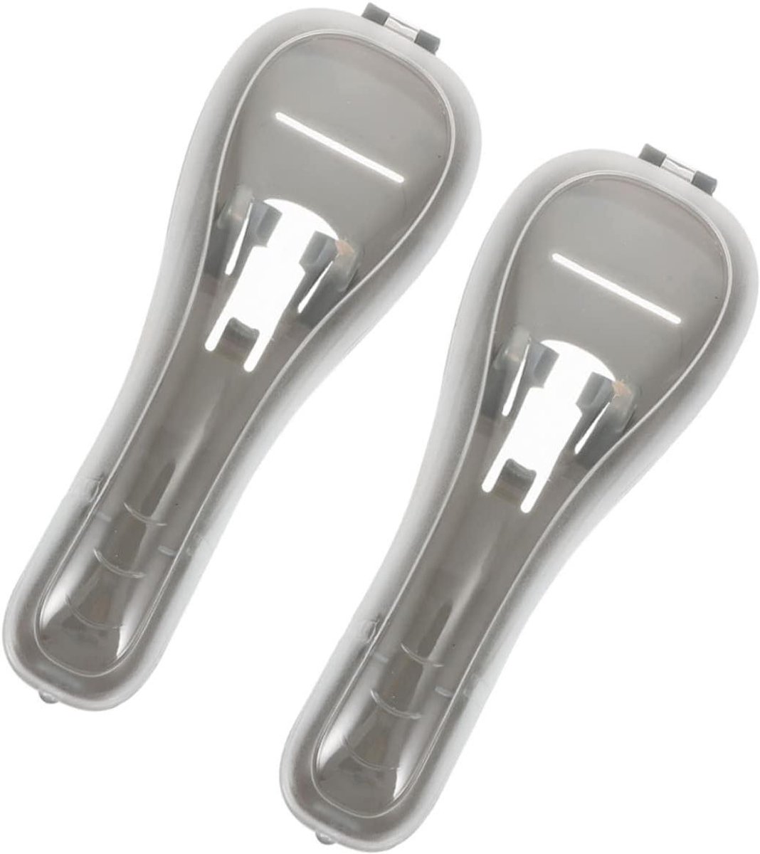 Scheermes Beschermcase - Reisopbergdoos Scheeraccessoire - Veilig Opbergen - Compact en Sterk - 16.5 cm - Grijs