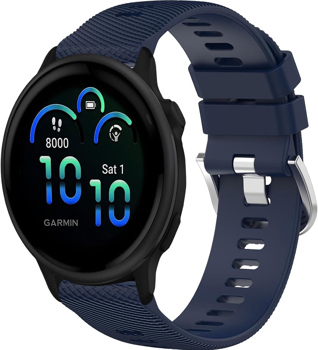 Horlogeband 20mm - Siliconen Sport - Vervangbare Armbanden - Stevig en Comfortabel - SnelShoppen