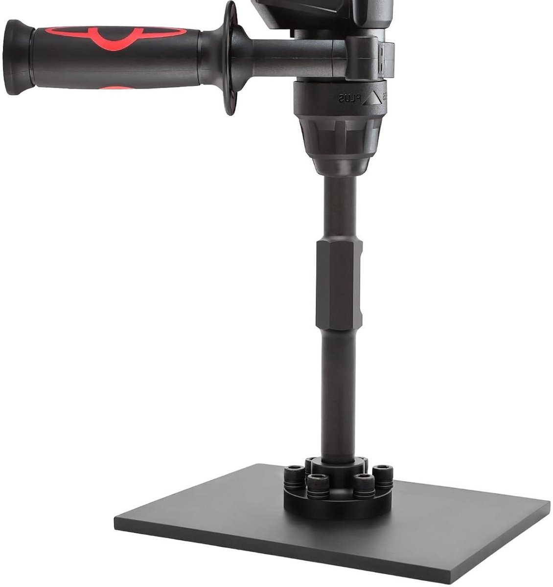 Zware Stamperplaat - Grindstamper - Grond Verdichten - Robuuste Staalconstructie - 26x205 cm - Zwart