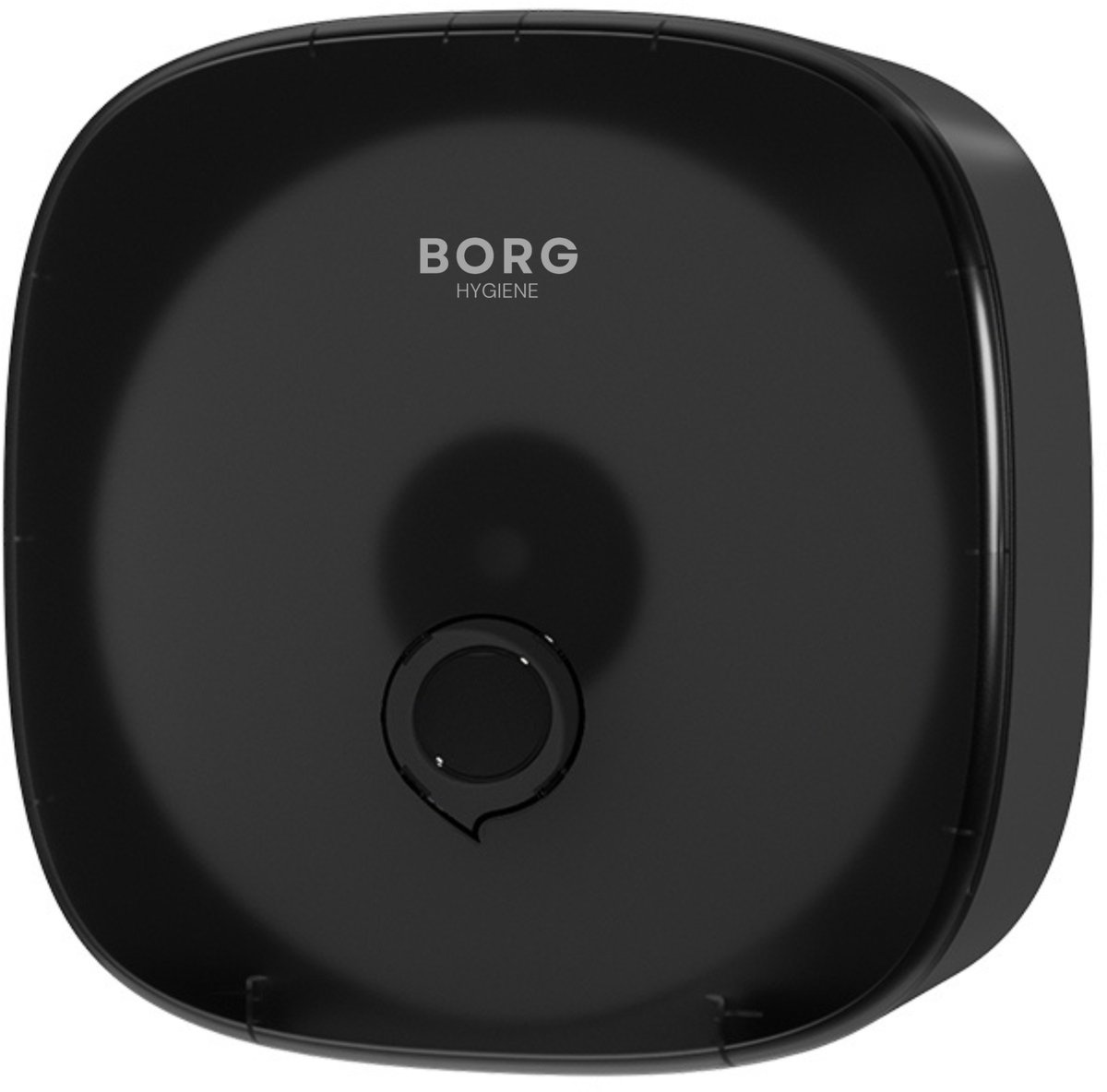 Merkloos Merkloze Jumbo Toiletroldispenser Zwart ABS - Veilig & Stijlvol