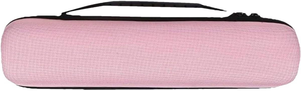 Krultanghouder - Reisetui Stijltang - Haarstyling Organiseren - Hittebestendig Siliconen - Compact Formaat - Roze