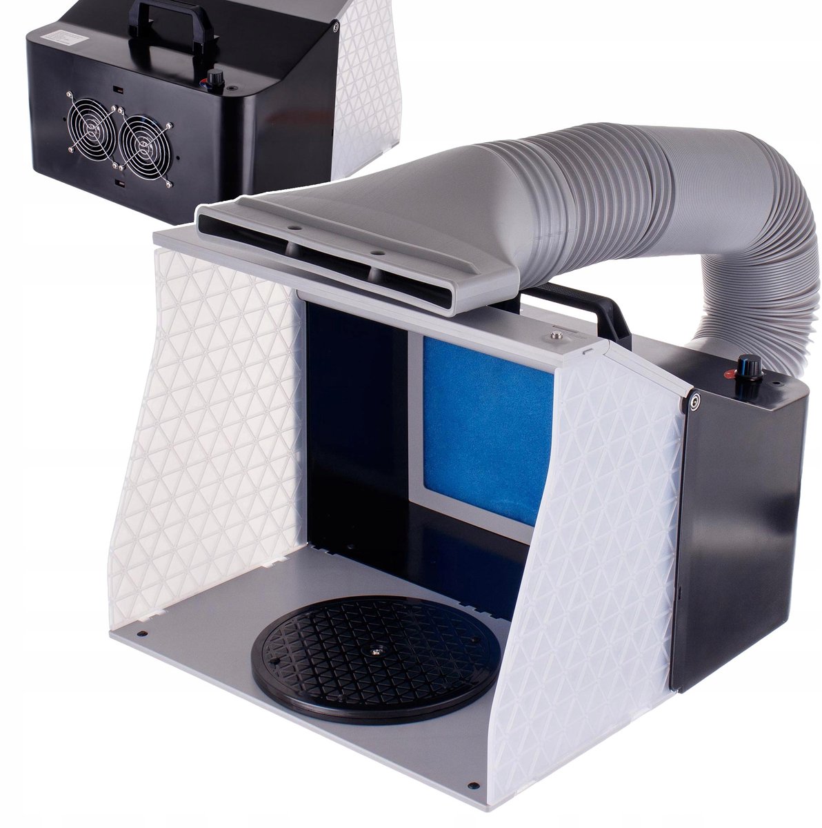 Compacte Spuitcabine met LED Verlichting en Verstelbare Afzuiging