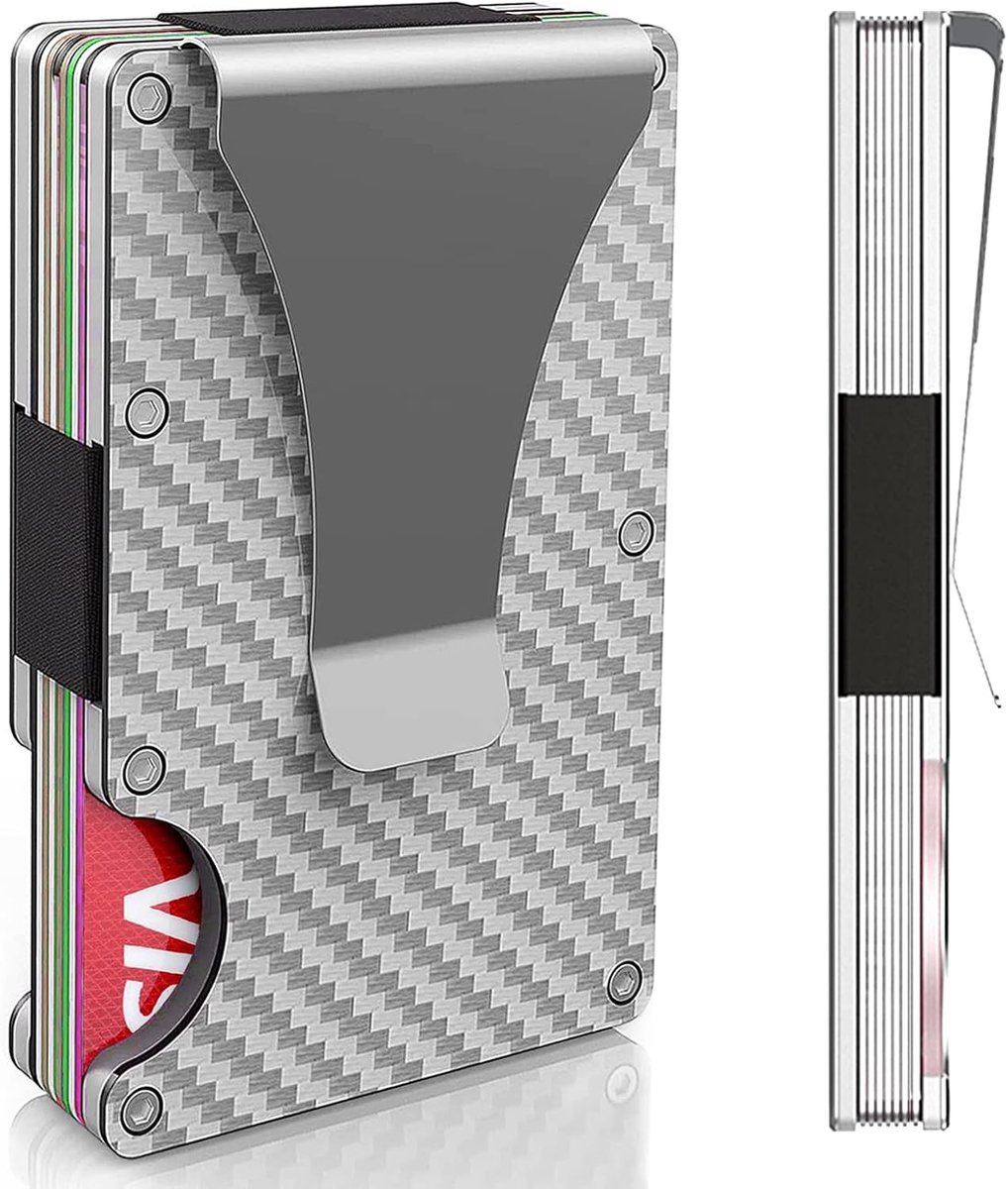 Carbon Fiber Portemonnee - RFID blokkering - Ultra dun & lichtgewicht - Veilig en duurzaam - ShopVlot