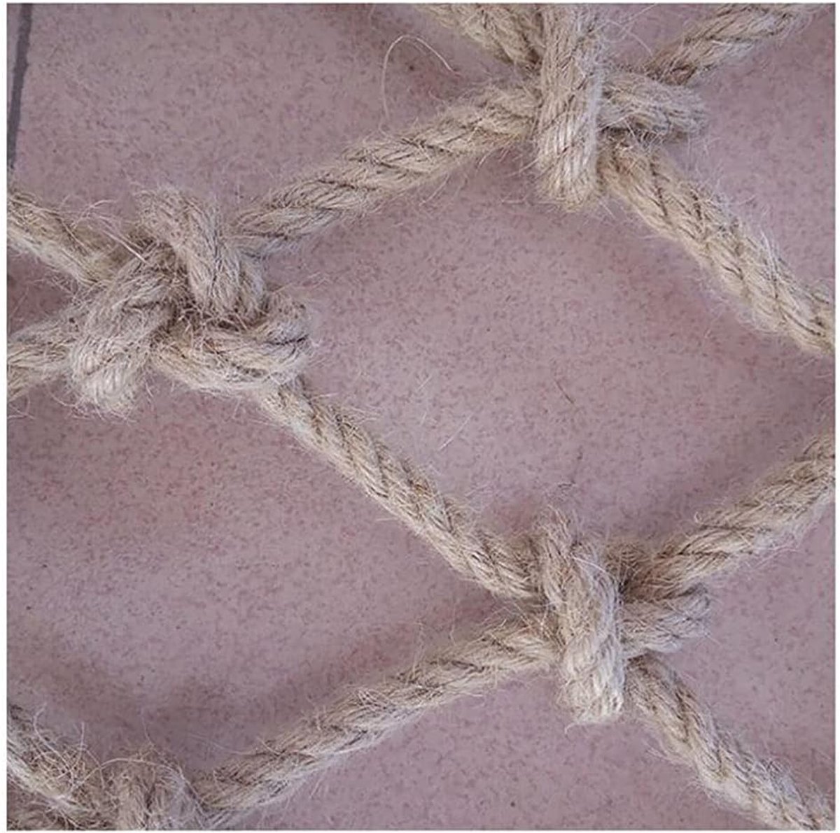 Netting Hennepnet Kind Veiligheidsnet Klimmen Touw Netto Henneptouw Netto Touw Truck Cargo Trailer Netto Waterdicht Henneptouw Netto Geweven Touw Truck Cargo Trailer (Grootte: 3x10m (10x33ft), Kleur: Henneptouw)