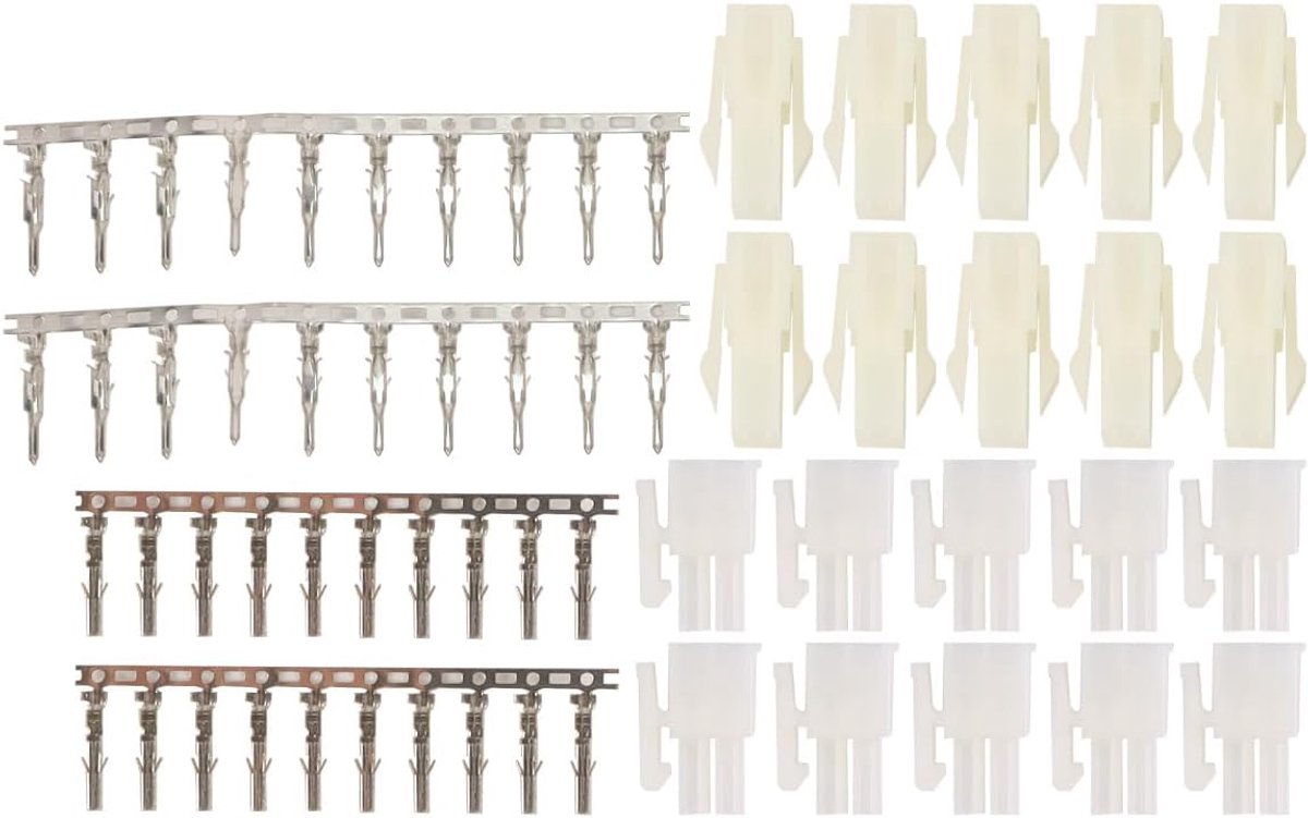 10 set 4,2 mm 2-pins 5557 5559 Molex-stekker, 4,2 mm 2-pins stekkerkit, voor lampen, elektrische apparaten, doe-het-zelf elektronica