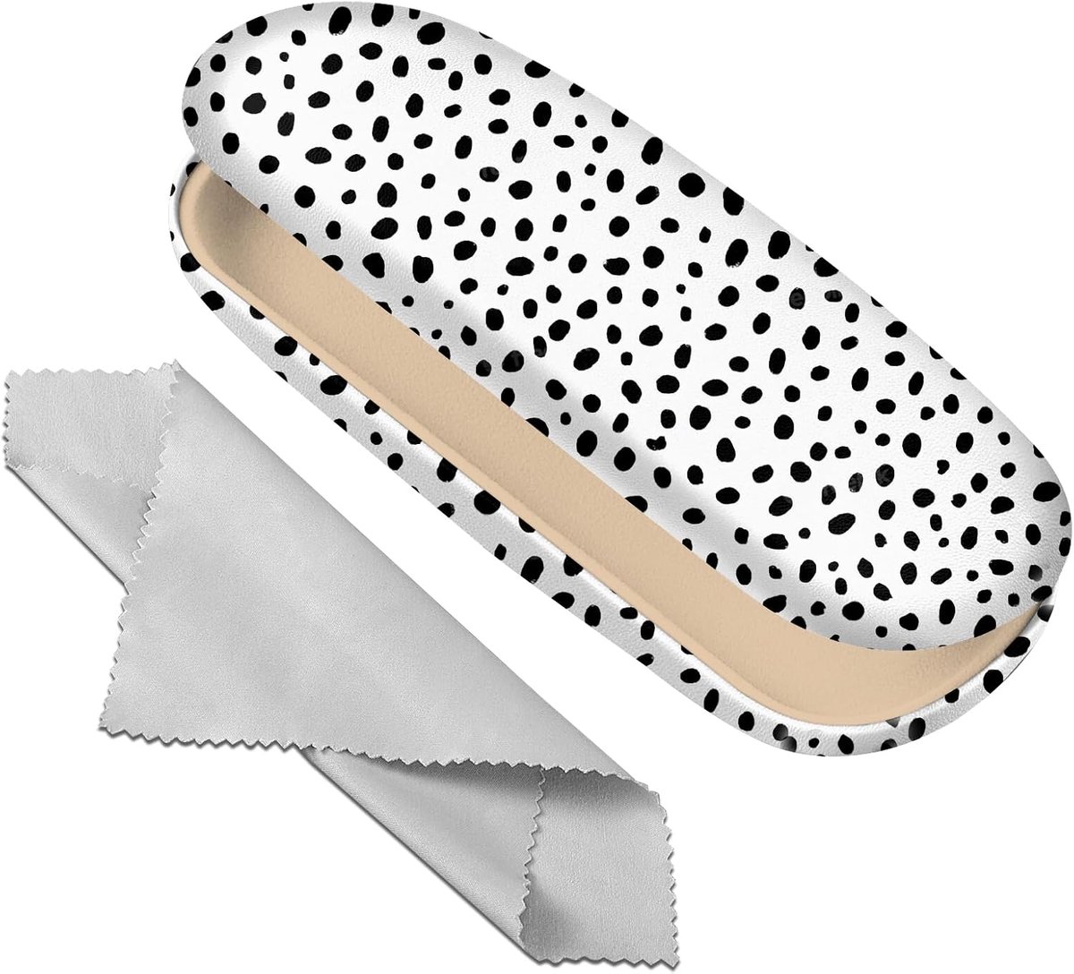 Bril Case Hard Shell Brillen Beschermhoes Brillen Houder Doos met Reinigingsdoek voor Vrouwen Meisjes Mannen Leuke