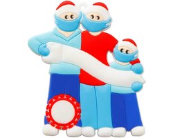 Llv Masker oude man kerstboom hanger 5 paar