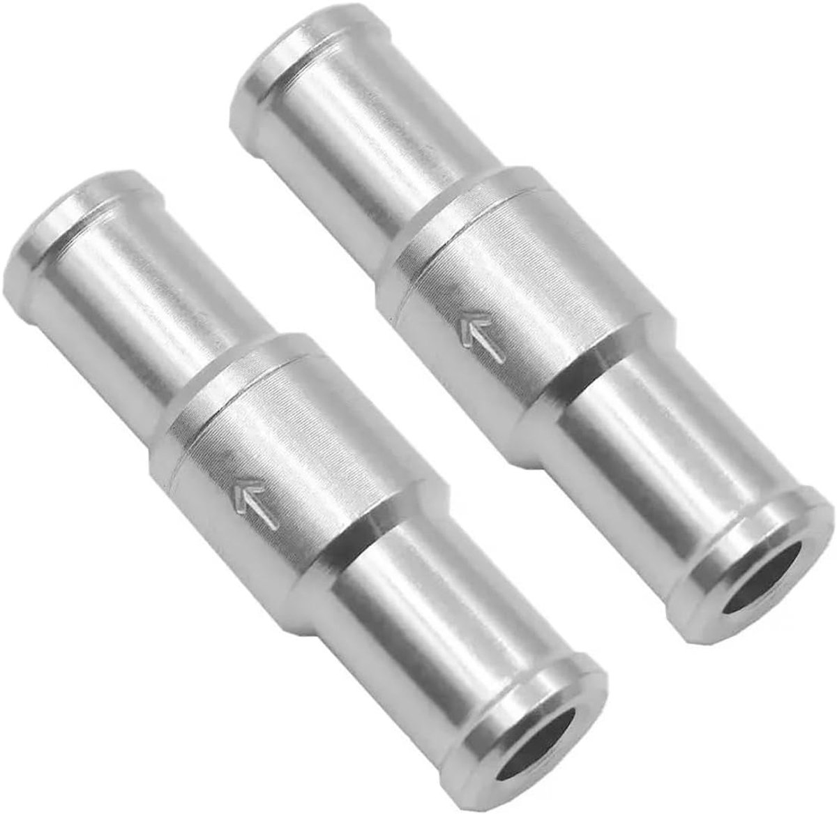 2 stuks 12mm brandstofterugslagklep eenrichtings aluminium terugslagklep geschikt voor benzine diesel olie water