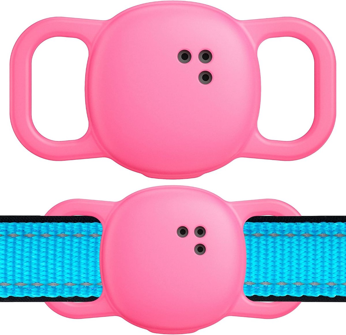 Voor Tile Life360 Sticker (2024) Tracker Kat Halsband, 2-Pack Siliconen Anti-Verloren Beschermende Cover Tegel Tracker Houder voor Honden & Huisdieren Halsbanden, Duurzaam, Eenvoudige Installatie