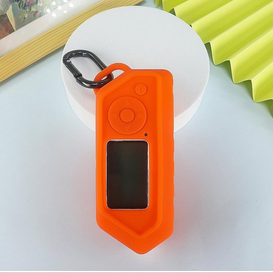 Beschermhoes compatibel met Flipper Zero, Cilicone, ultradunne case, schokbestendig, krasbestendig, oranje — afbeelding 4