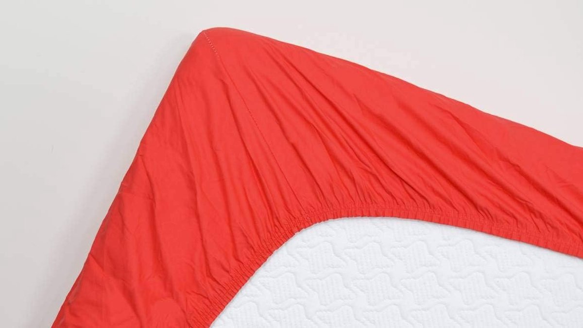 Fitted sheet 160x200 cm - katoen - antraciet - perfect voor topper tot 10 cm - SnelShoppen
