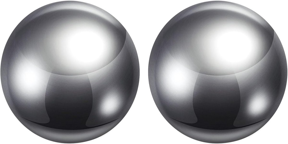 sourcing map 2 stuks precisieballen 32 mm diameter G10 chroom stalen kogel voor lager zilver