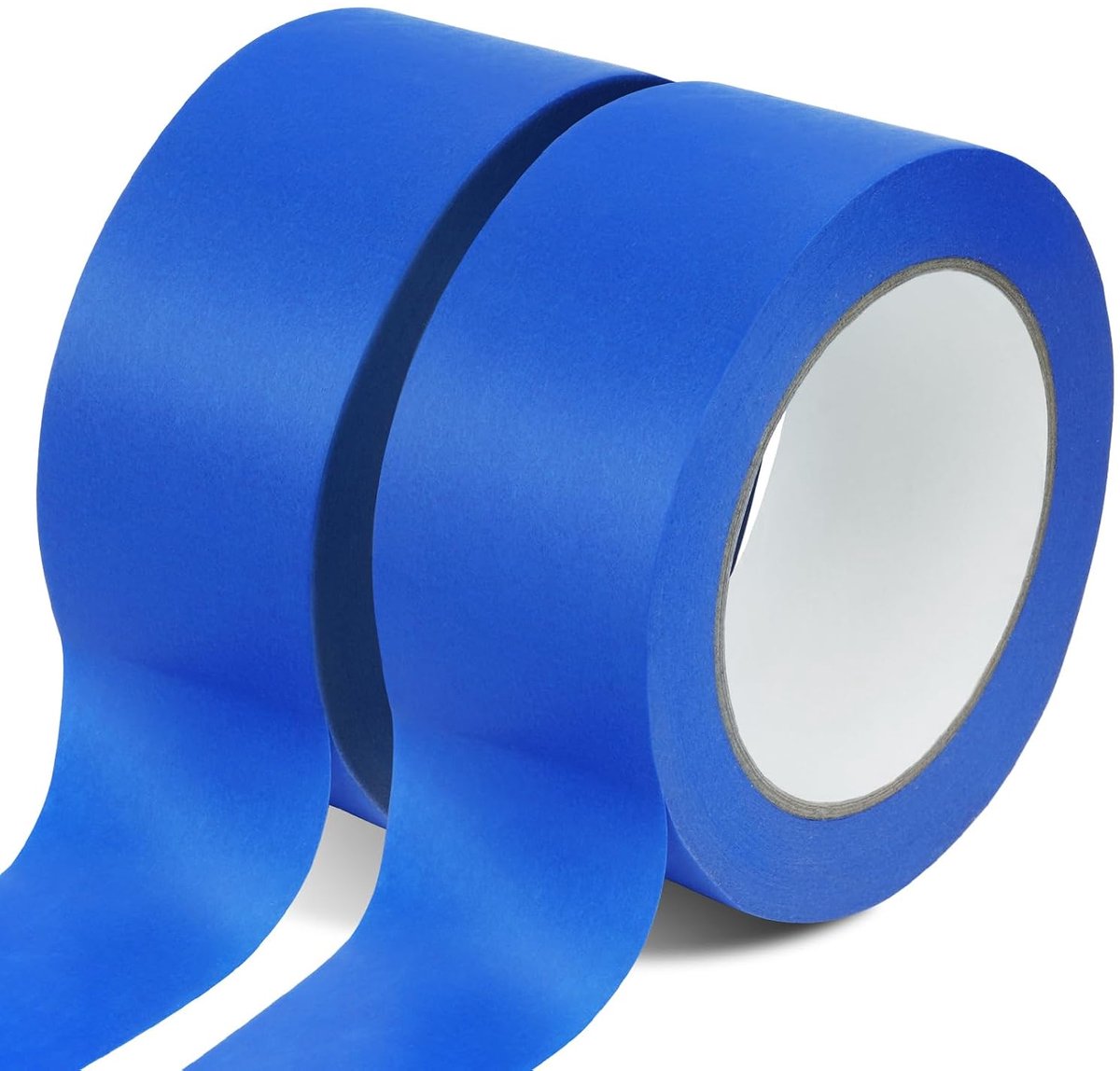 Afplakband afplakband 2 x schilderstape 48 mm x 50 m, zonder resten te verwijderen, professionele afdekband, schildertape, schildertape, papiertape, zelfklevend schilderskape voor