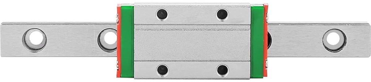di scorrimento lineair in acciaio per cuscinetti in miniatura MGN9H sinds 100 mm con groterhezza di 9 mm + blocco di scorrimento