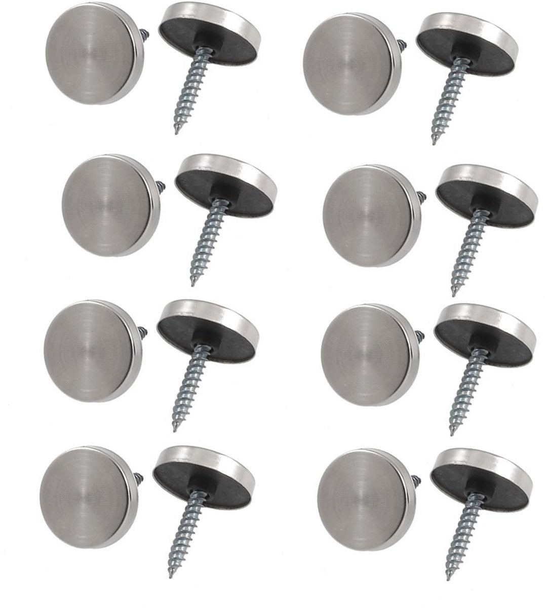 sourcing kaart 8 Stks 14mm Dia Rvs Decoratieve Spiegel Schroef Cap Nagels