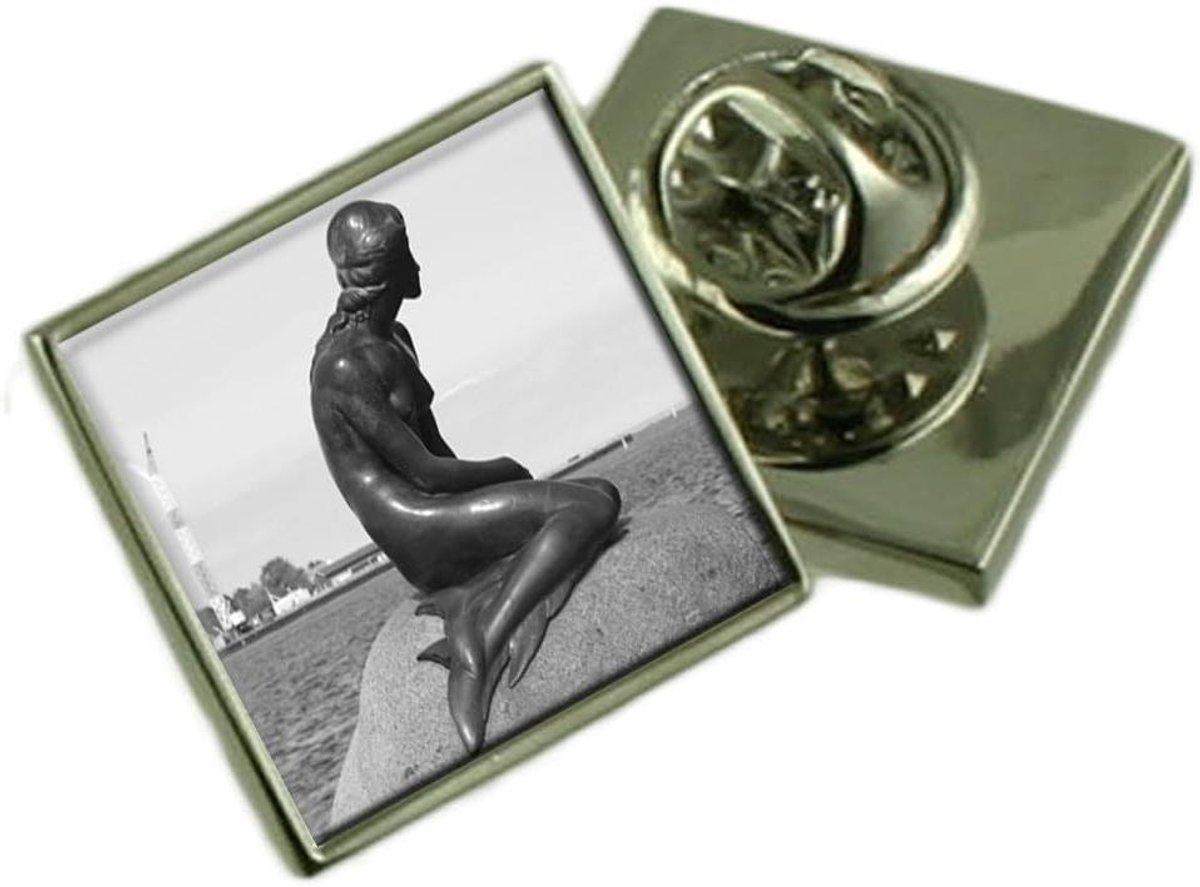 Zeemeermin Speldje - Reversspeld Broche - Kleding Versieren - Sterling Zilver - 1.8 cm - Zilver