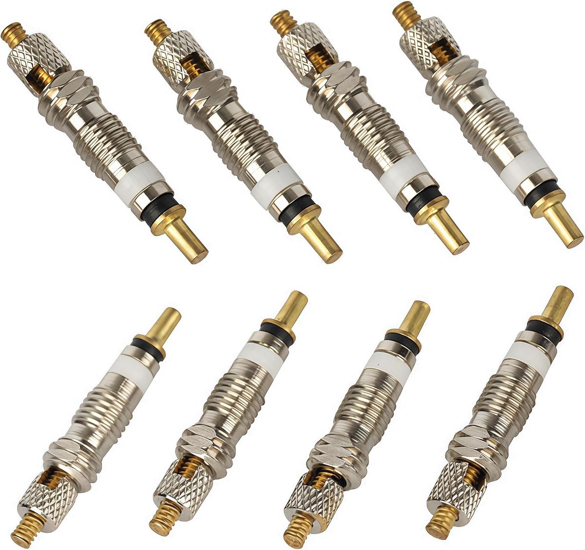 8-delige adapter Franse klep - Presta klep - duurzaam materiaal - eenvoudige reparatie - SnelShoppen
