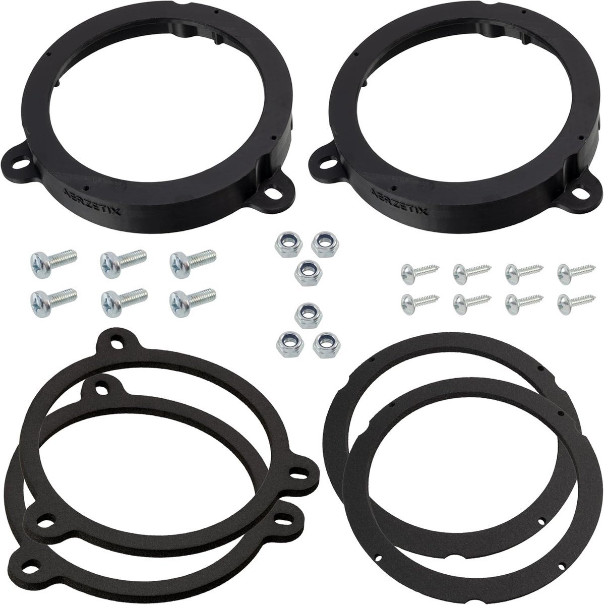 Speaker adapters Ø130 mm - set van 2 - compatibel met Renault en Dacia - verbeter audio systeem - SnelShoppen