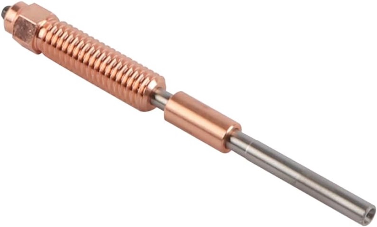 3D printer nozzle 0.8mm - hardened staal - geïntegreerd ontwerp - snel te vervangen - SnelShoppen