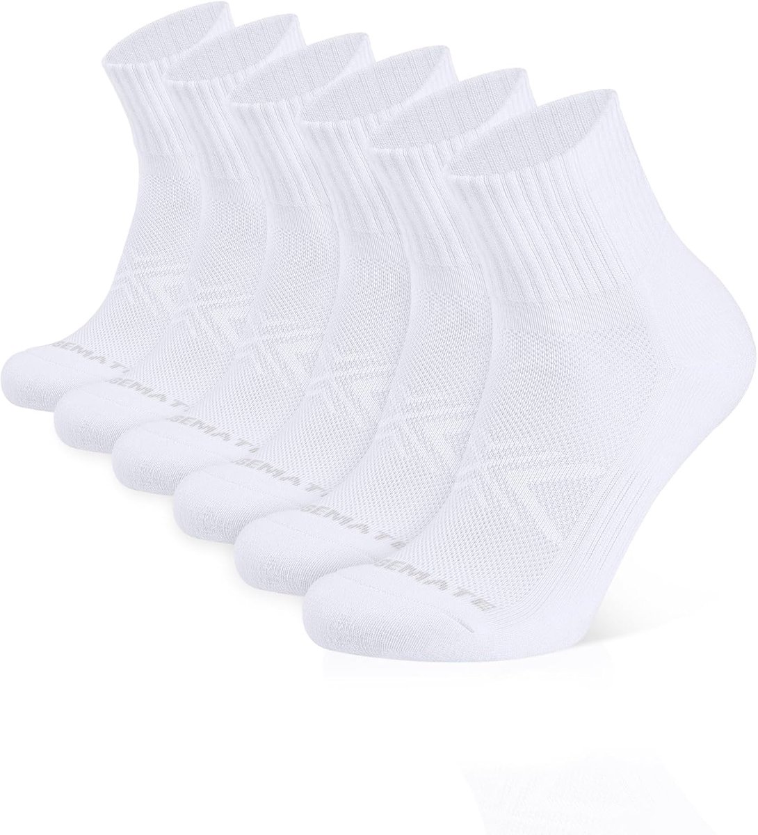 Ankelsokken antislip - 6 paar katoen - voor sport en dagelijks gebruik - uniseks - SnelShoppen