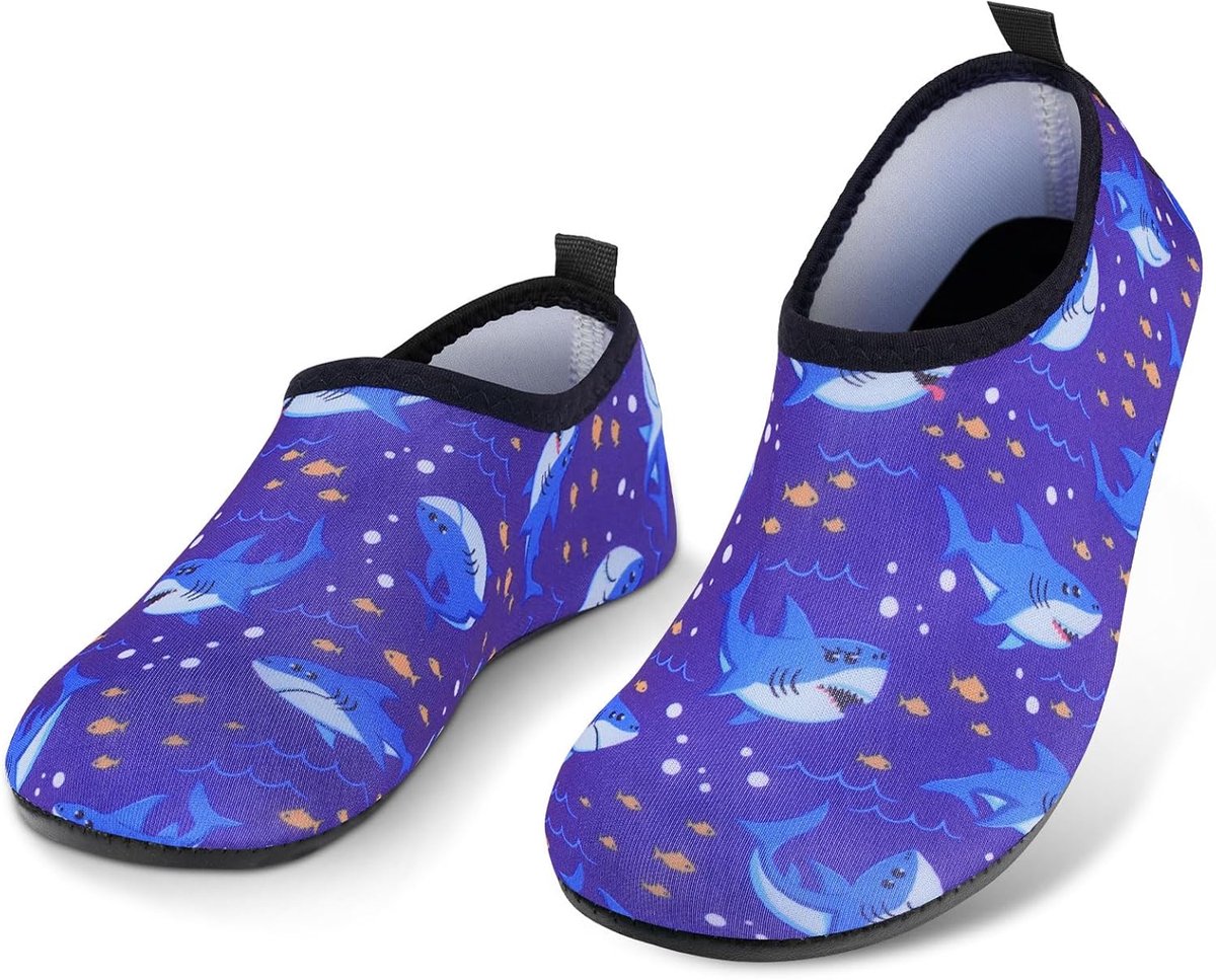 SnelShoppen - Waterschoenen Badschoenen voor Kinderen, Sneldrogende Strandschoenen Blotevoetenschoenen voor Zomer, Strand, Zwemmen, Maat 25-35, Divers