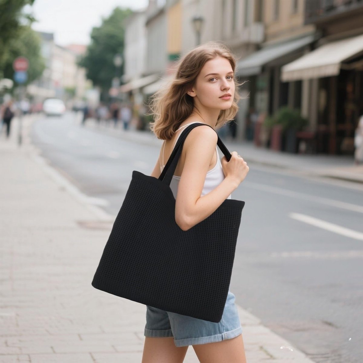 Strandtas Grote Mesh - Ademend - Persoonlijk Geprikt - Ideaal voor Vakantie - SnelShoppen