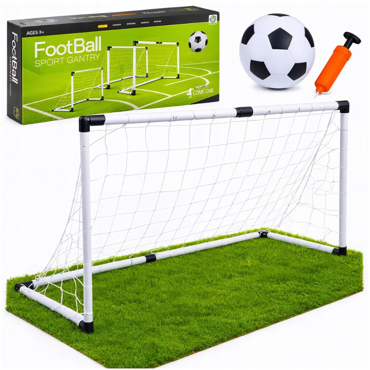 Merkloze Voetbaldoel voor Kinderen - 122cm Breed