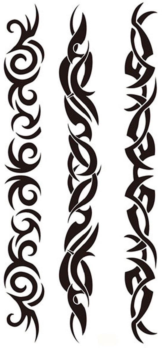 Tijdelijke tattoo Tribal Band Set 3 dagen