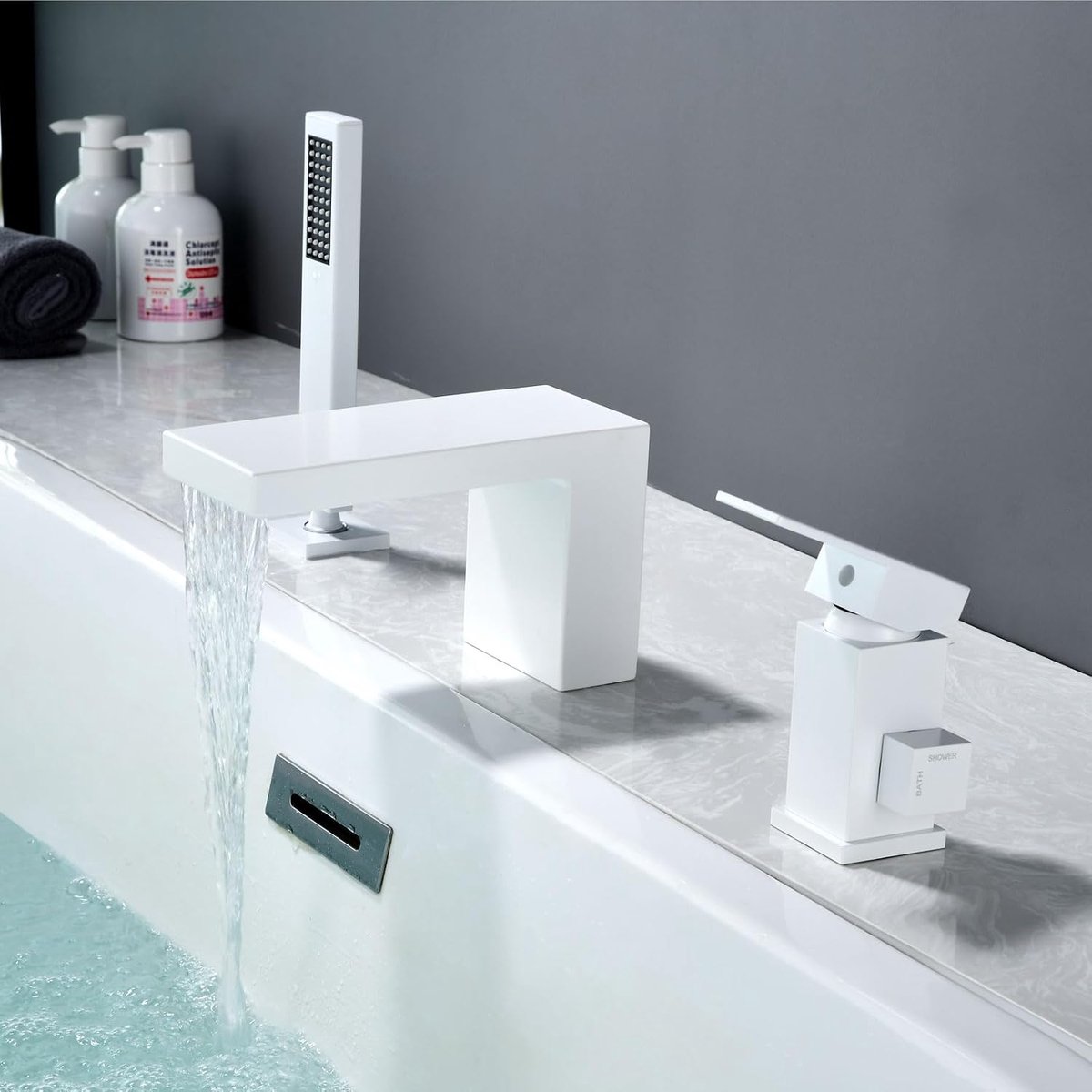 3 hole bath mixer waterfall - ShopVlot