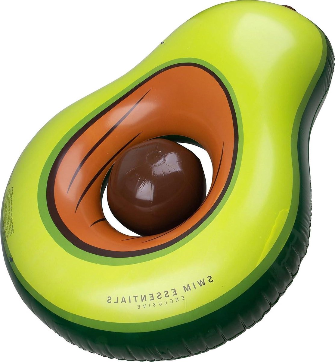 Avocado Luchtbed - Opblaasbaar Zwembadbed - Zomerse Ontspanning - Met Bijpassende Strandbal - 180 x 190 cm - Groen