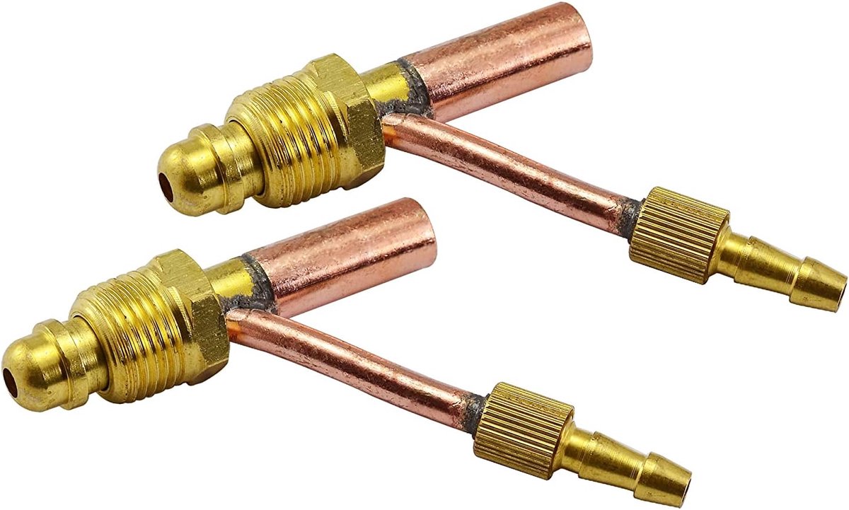 TIG lasconnector 5/8"-18 - aparte kabel- en gasaansluiting - voor WP26 lasbrander - eenvoudig te monteren - ShopVlot