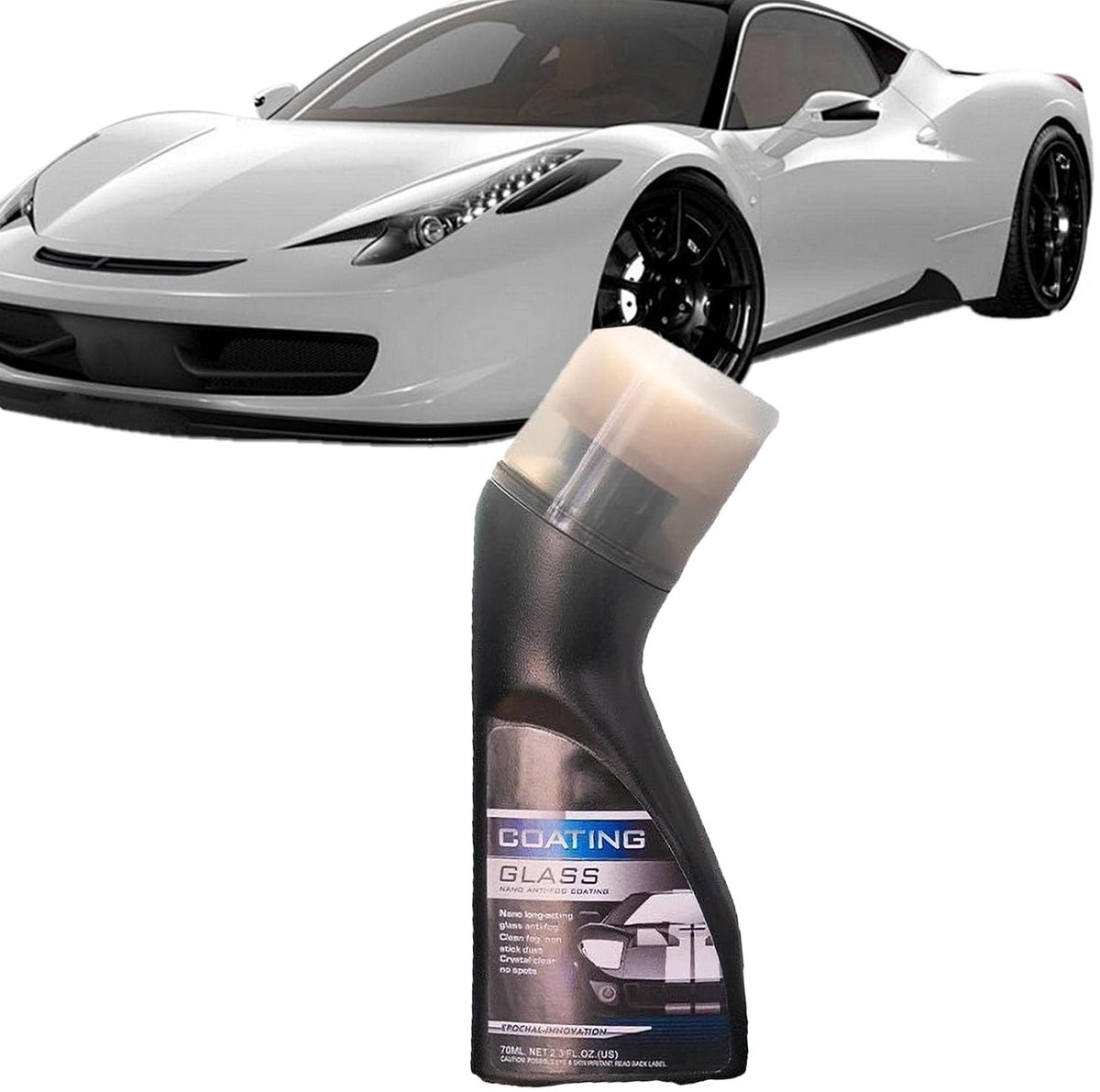 Anti-fog coating - langdurige bescherming - helder zicht - voor autoruiten en spiegels - ShopVlot