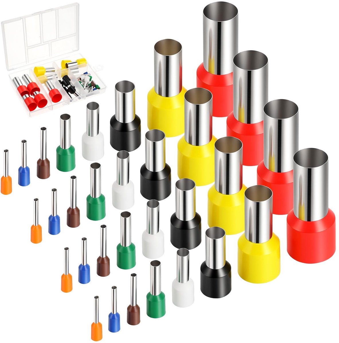 Polymeer Klei Cutters Set 8Pcs - Ronde Cirkel Vorm - Inspringing Punch Gereedschap - Voor Oorbellen Maken - ShopVlot
