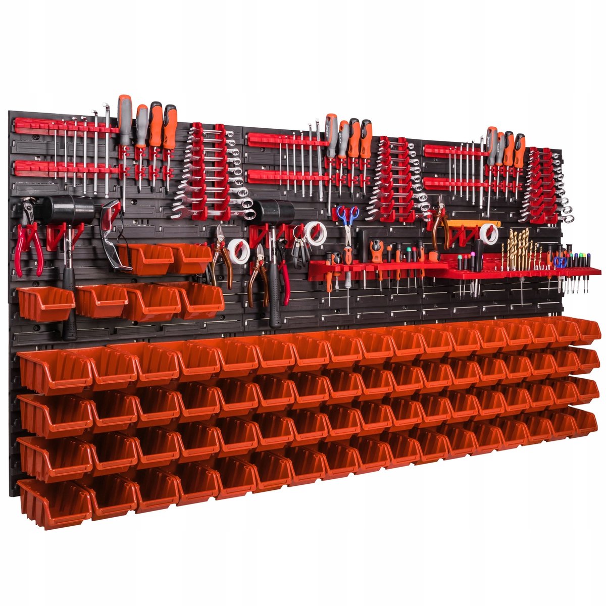 Gereedschapswand 172x78cm met 74 Bakken - Werkplaats Organizer