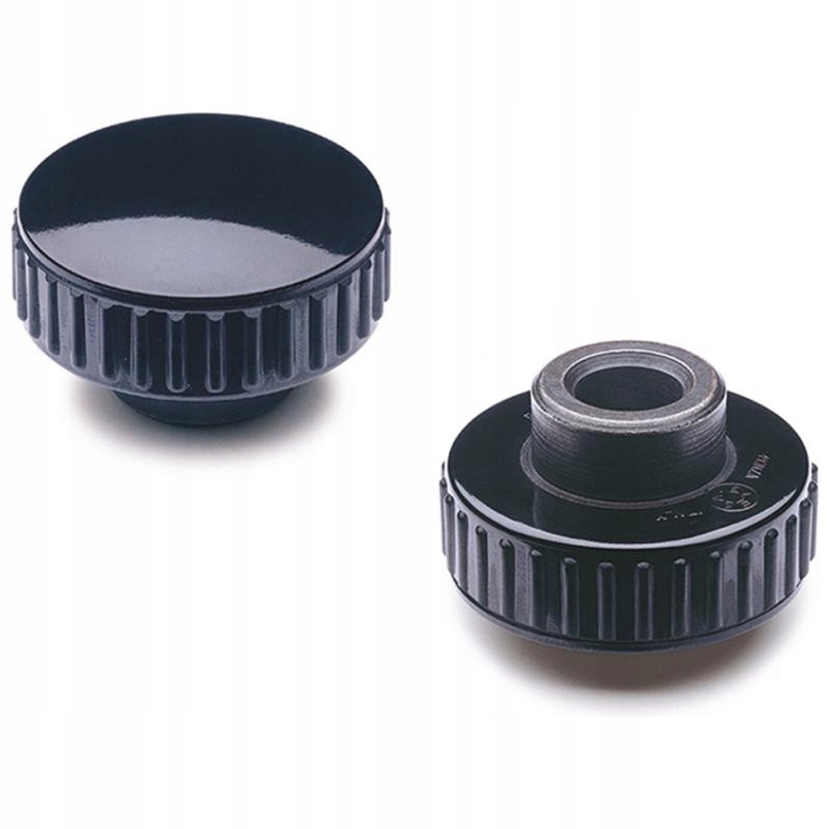 Kunststof Knop 35mm, Gat 10mm, Radeelrand