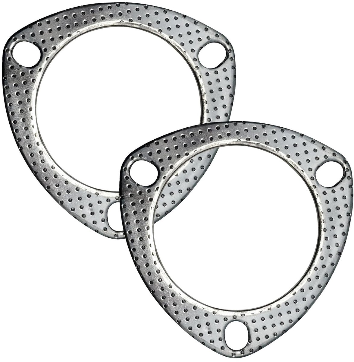 Uitlaatpakking 76.2mm - Hoogtemperatuur grafiet - Inclusief 3 schroeven - Ideaal voor 3 inch uitlaatsystemen - ShopVlot