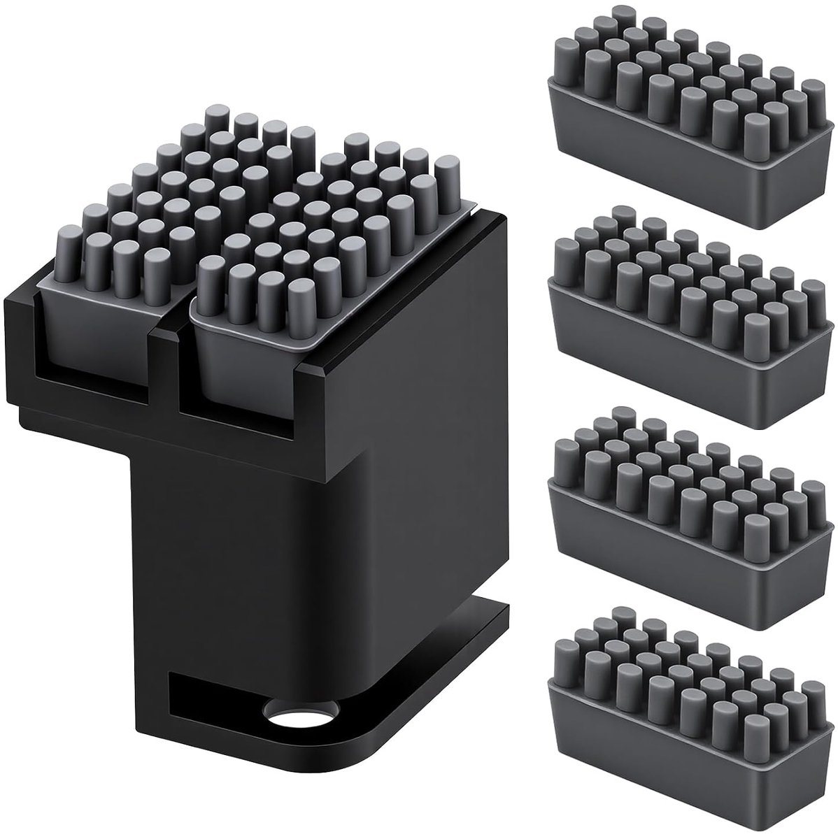 Nozzle Wipes met Aluminium Basis - Premium Siliconen Reinigingskit - Voor Bambu Lab X1/X1C/X1E/P1P/P1S - ShopVlot