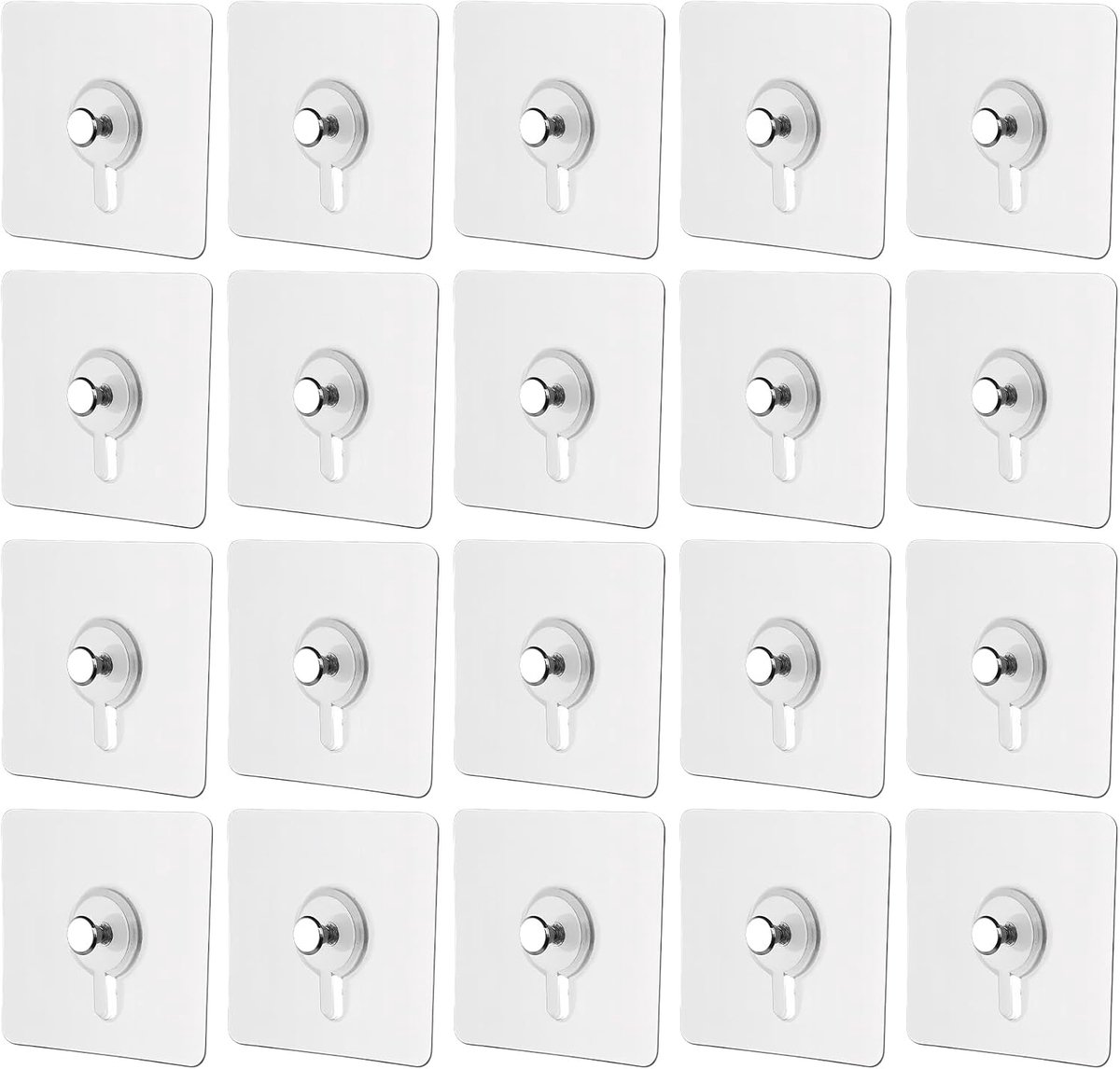 Foto Hangers Set van 20 - Zelfklevend - Geen boren of spijkeren - Eenvoudig foto's bevestigen - ShopVlot