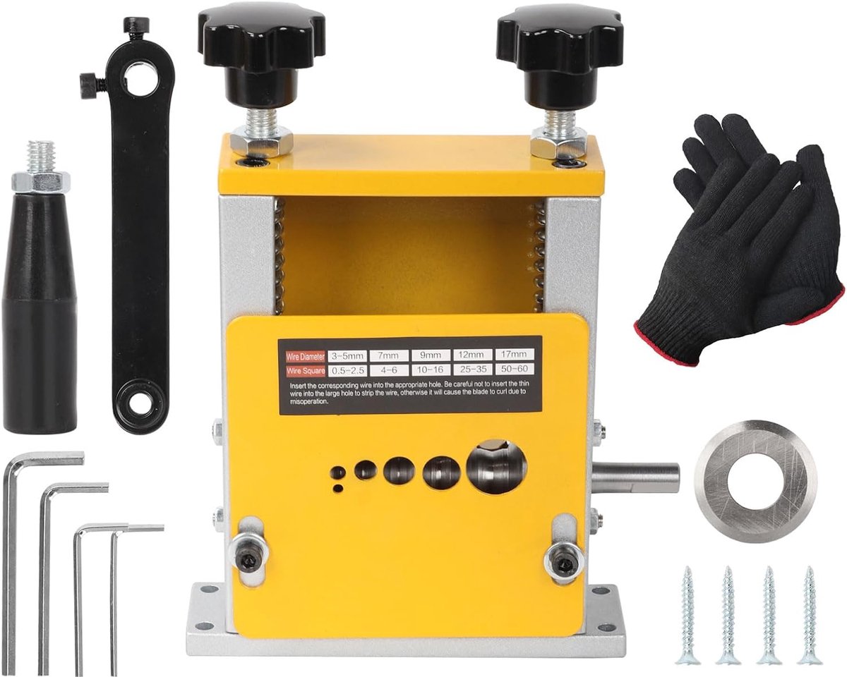 Kabelstripmachine 3-17 mm - handmatig en elektrisch - flexibel gebruik - ideaal voor recycling - ShopVlot