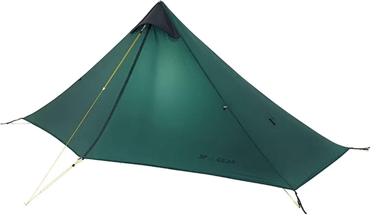 Tent voor 1 persoon 3/4 seizoenen - Ultralicht 15D siliconen gecoat - Waterdicht en poleloos - Ideaal voor wandelen - ShopVlot