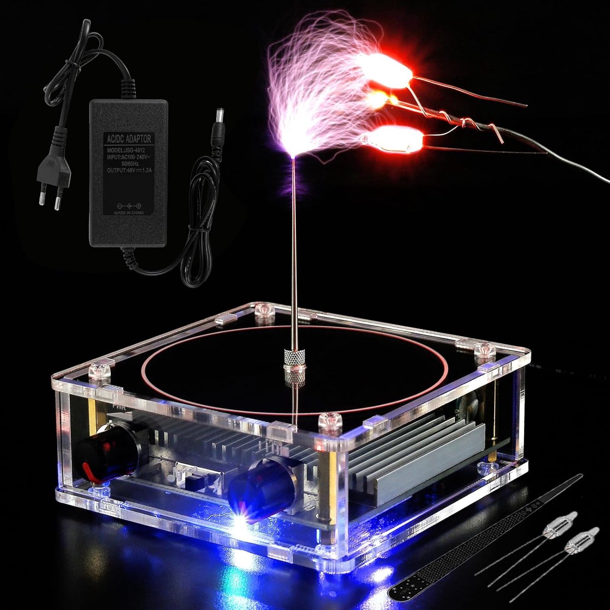 Music Tesla Coil - Acryl - Muziek en Wetenschap - Educatief Speelgoed voor Kinderen - ShopVlot