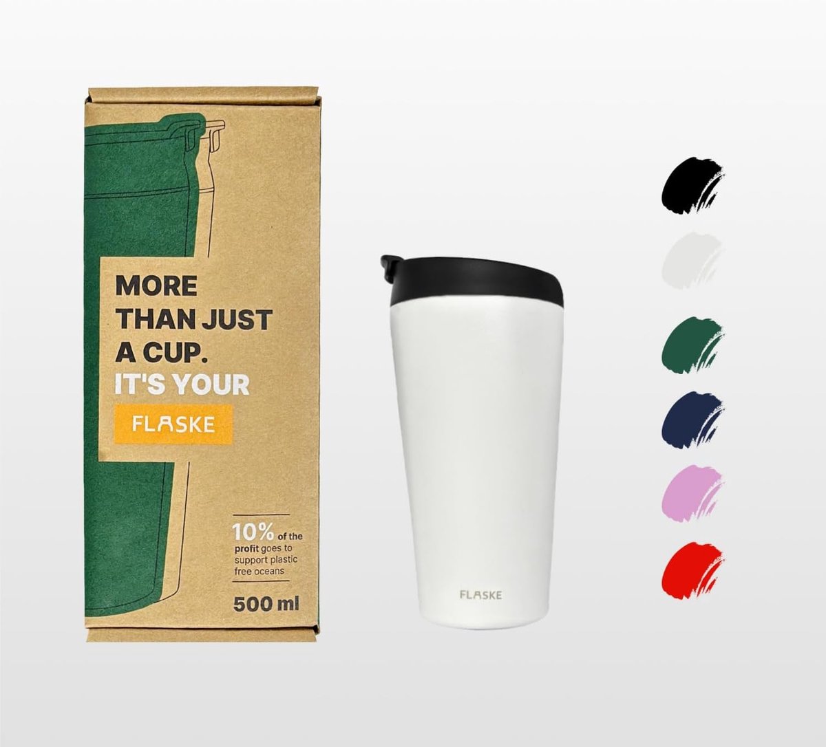 Tumbler 500 ml - Ice - Lichtgewicht - Ideaal voor onderweg - ShopVlot