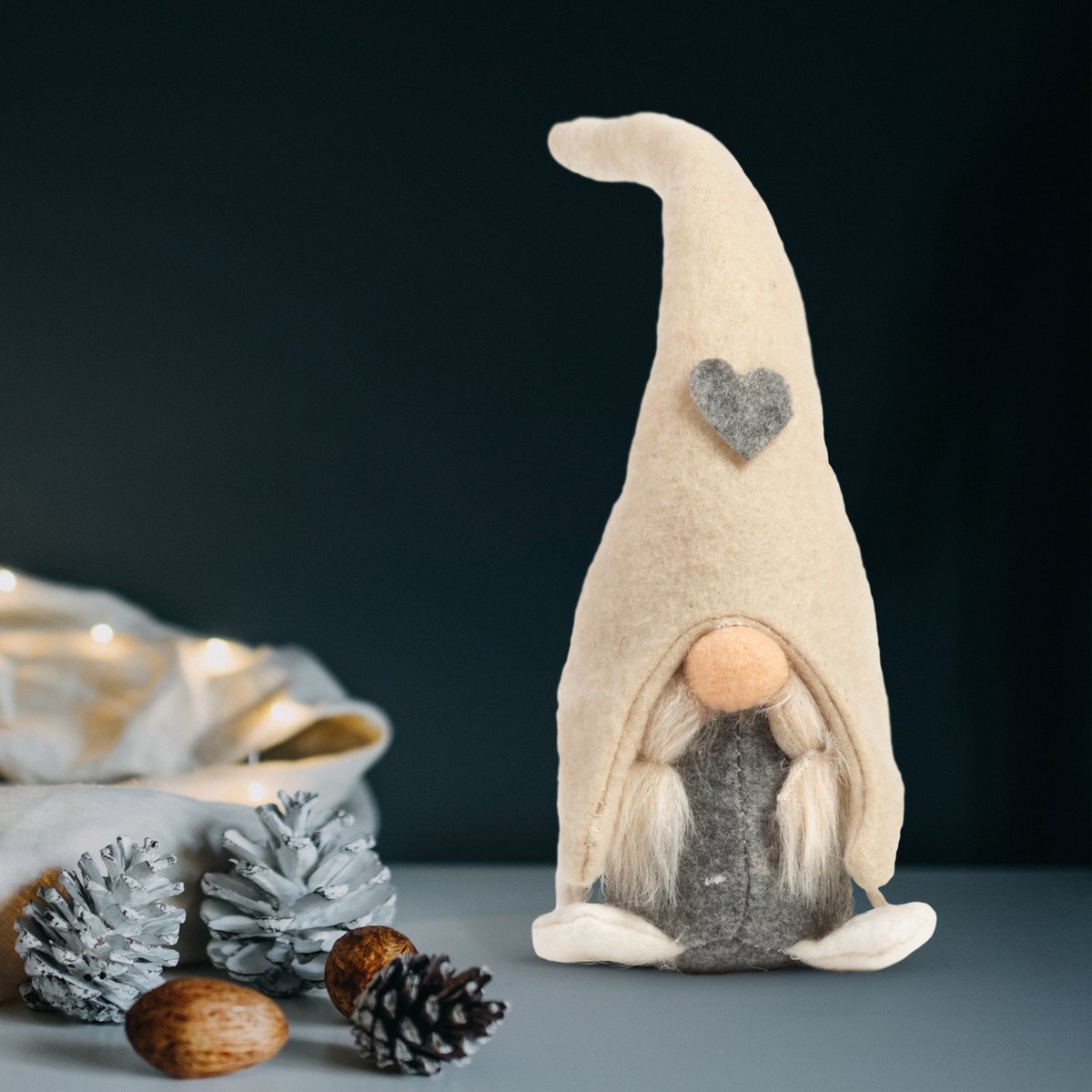 Scandinavische kerstkabouter - 4 soorten - 28 cm 1 Stuks [58051C]