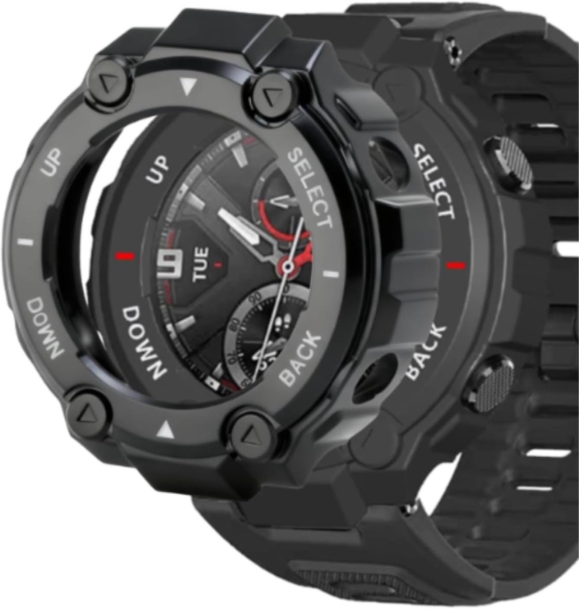 T-Rex beschermhoes - schokbestendig - stevig plastic - optimale bescherming voor smartwatch - ShopVlot