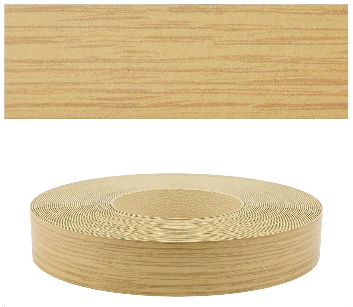 Melamine kantenband 22mm x 5m - Bog Oak - Duurzaam en eenvoudig aan te brengen - Bescherming voor meubels - ShopVlot
