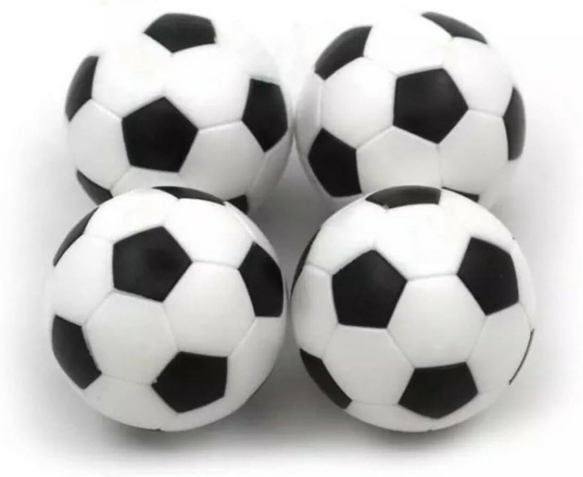 Tafelvoetbal ballen 36mm - zwart-wit - duurzaam ABS - ideaal voor tafelvoetbalspel - ShopVlot