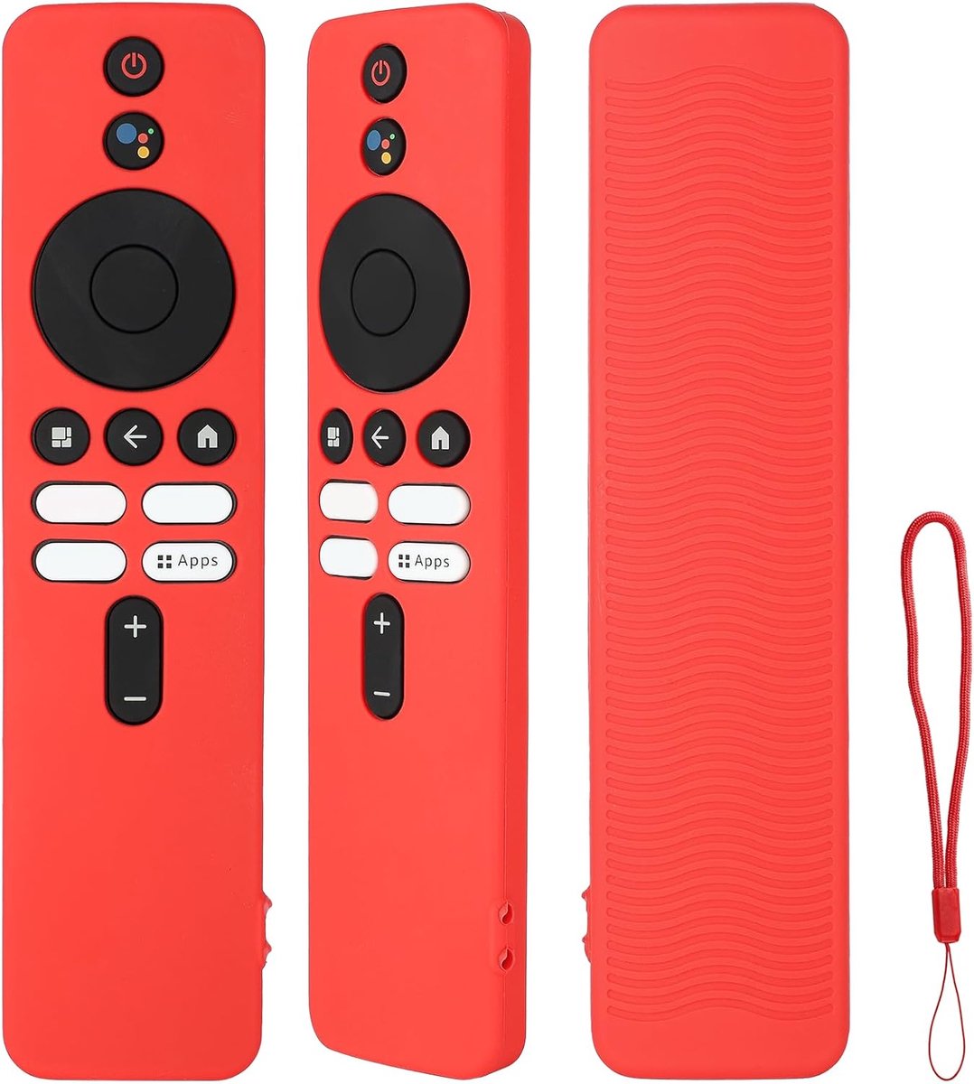 Silicone beschermhoes voor TV-BoxS afstandsbediening - schokbestendig - met koord - optimale bescherming - ShopVlot