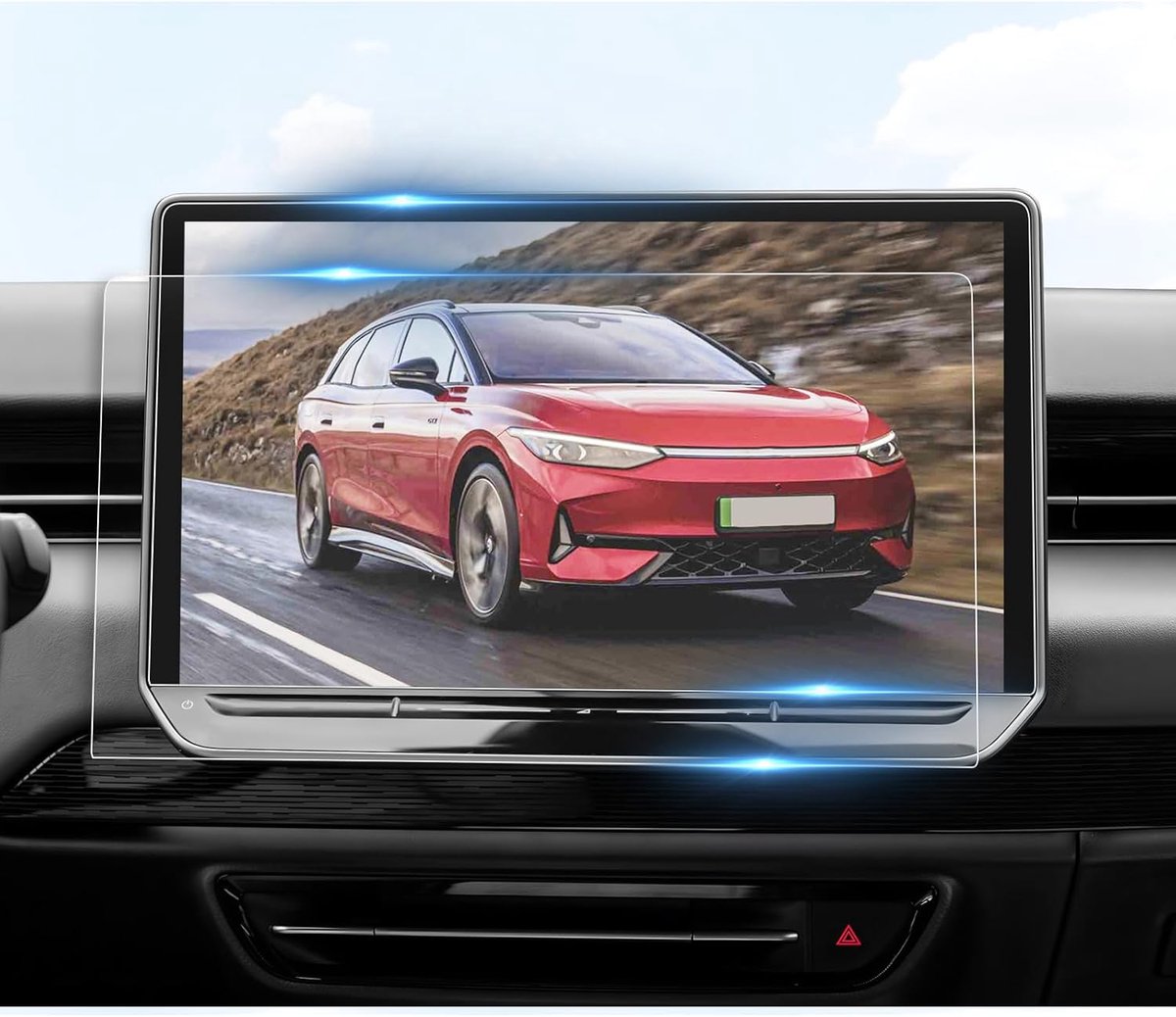 Screen protector 15 inch - nano-navigatie film - krasbestendig - helder beeld voor VW ID.7 Tourer - ShopVlot