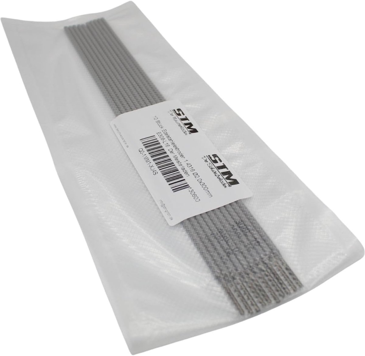 LaskElectroden RVS V2A 1.4316 Ø 2 mm - 10 Stuks - Rutiumomhulde Electrode - Hoge weerstand tegen salpeterzuur - ShopVlot