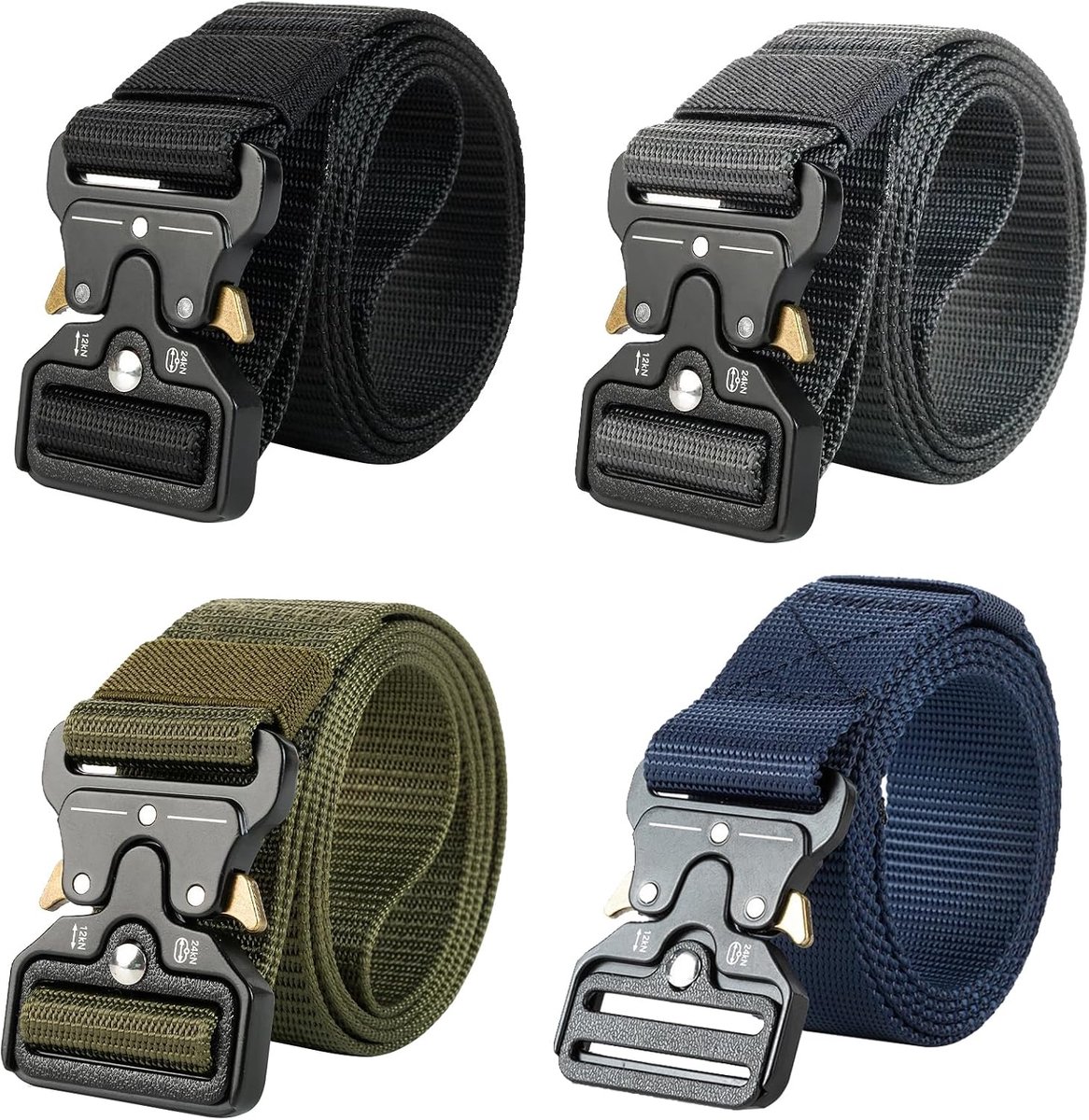 Nylon canvas riem voor vrouwen en mannen - verstelbare automatische gesp - SnelShoppen